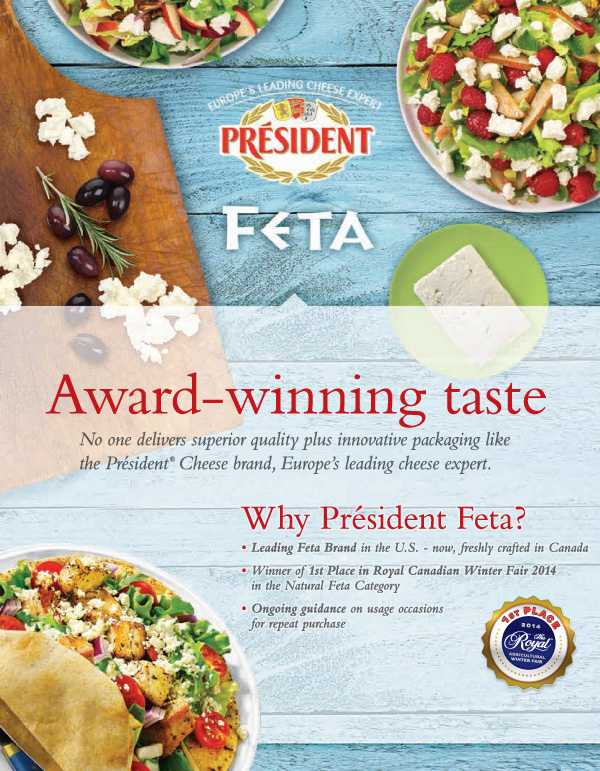 President Cheese Canada Crumbled Feta President Cheese Canada