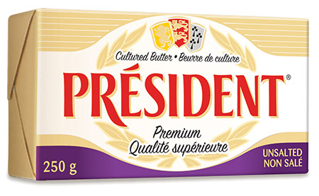 President Cheese Unsalted Butter 250g